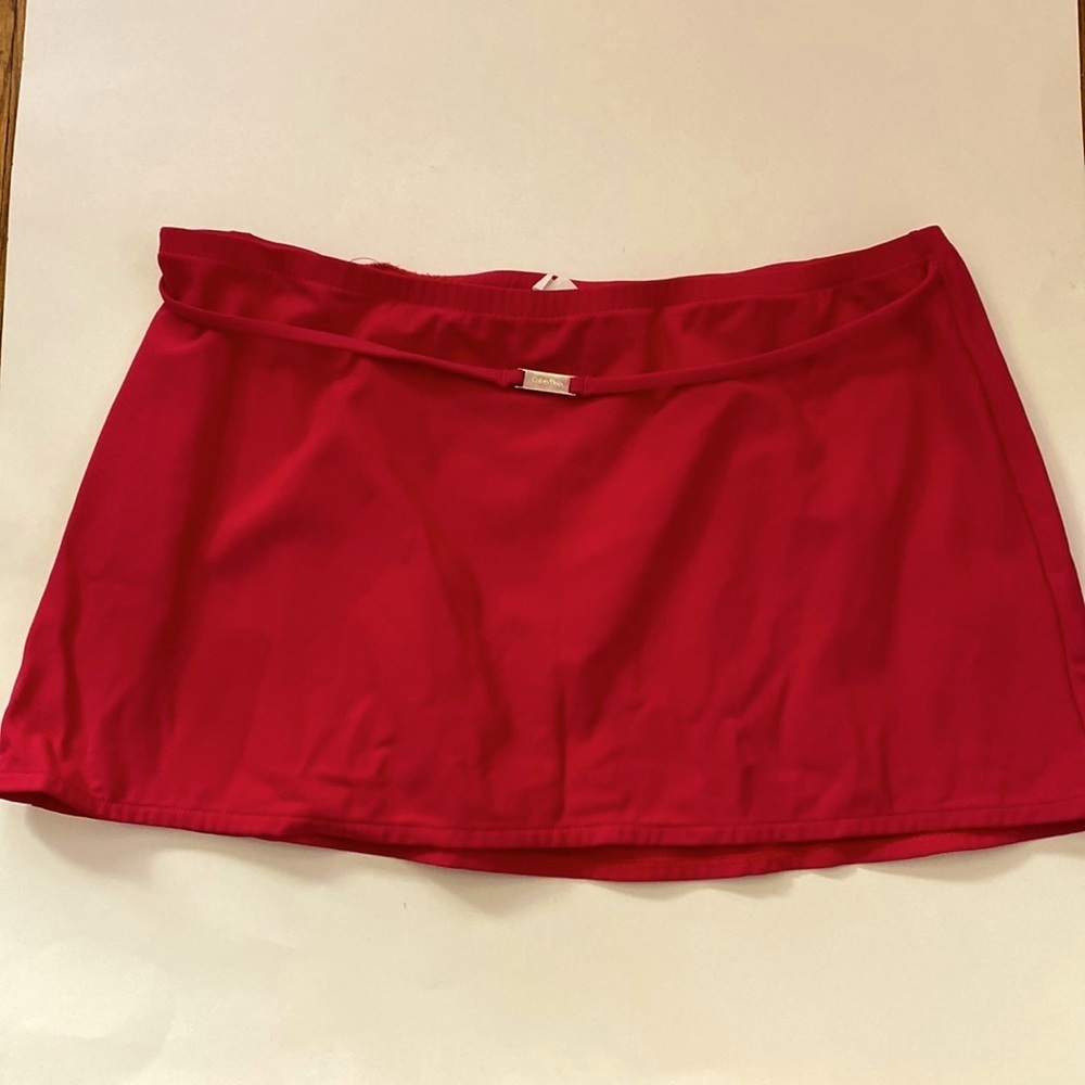 calvin klein pink swimwear skirt size: L